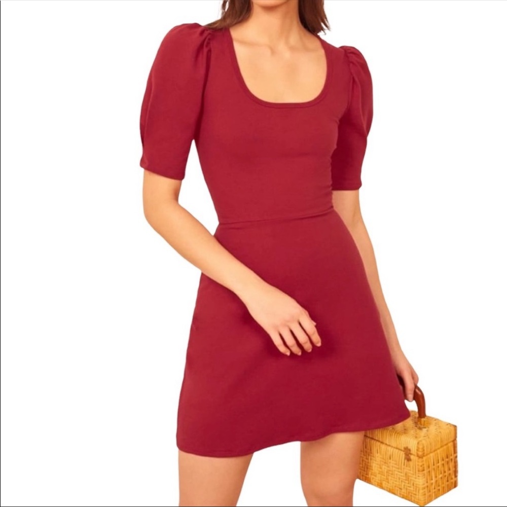 Reformation Elisha Short Cocktail Dress S